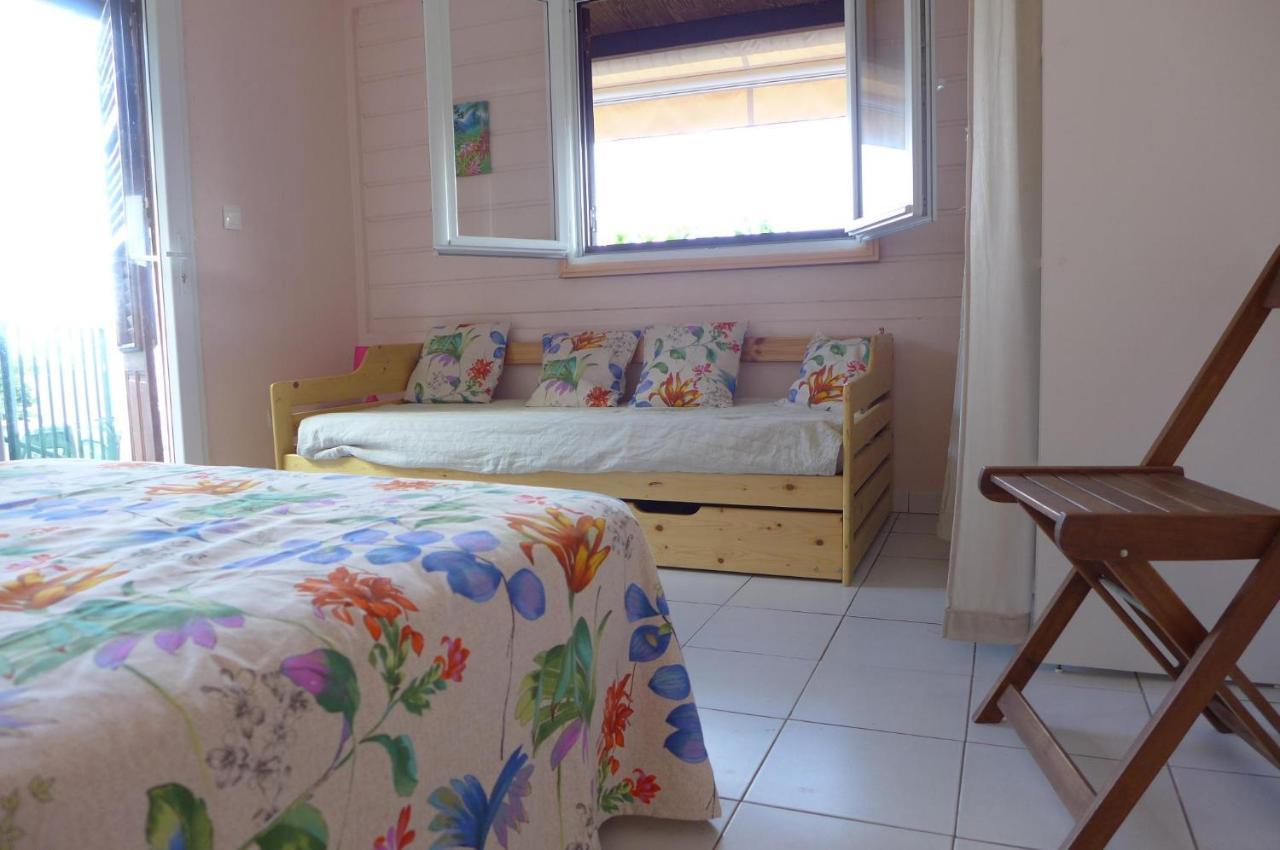 Rose Phoenix Rez-De-Jardin Piscine Et Vue Mer Les Anses-d'Arlets Bagian luar foto