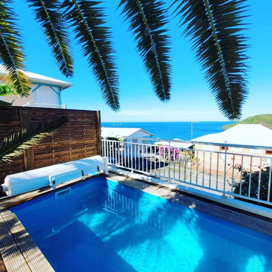 Rose Phoenix Rez-De-Jardin Piscine Et Vue Mer Les Anses-d'Arlets Bagian luar foto