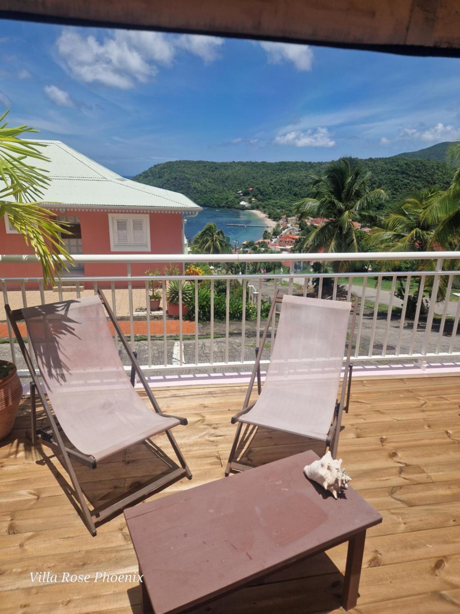 Rose Phoenix Rez-De-Jardin Piscine Et Vue Mer Les Anses-d'Arlets Bagian luar foto